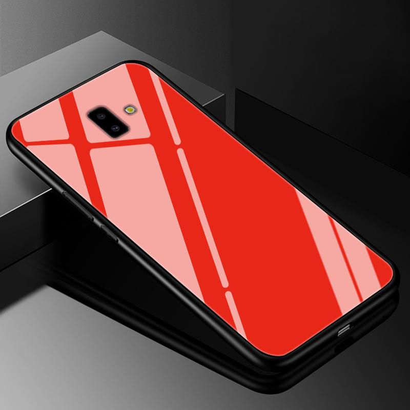 For Samsung J6 2018 Case Cover Tempered Glass Cases for Samsung Galaxy J4 J6 Plus 2018 J8 J7 J730 2017 Prime Hard Back Bumper J6