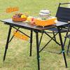 Youqi Outdoor Portable Adjustable Aluminum Roll-Up Camping Table