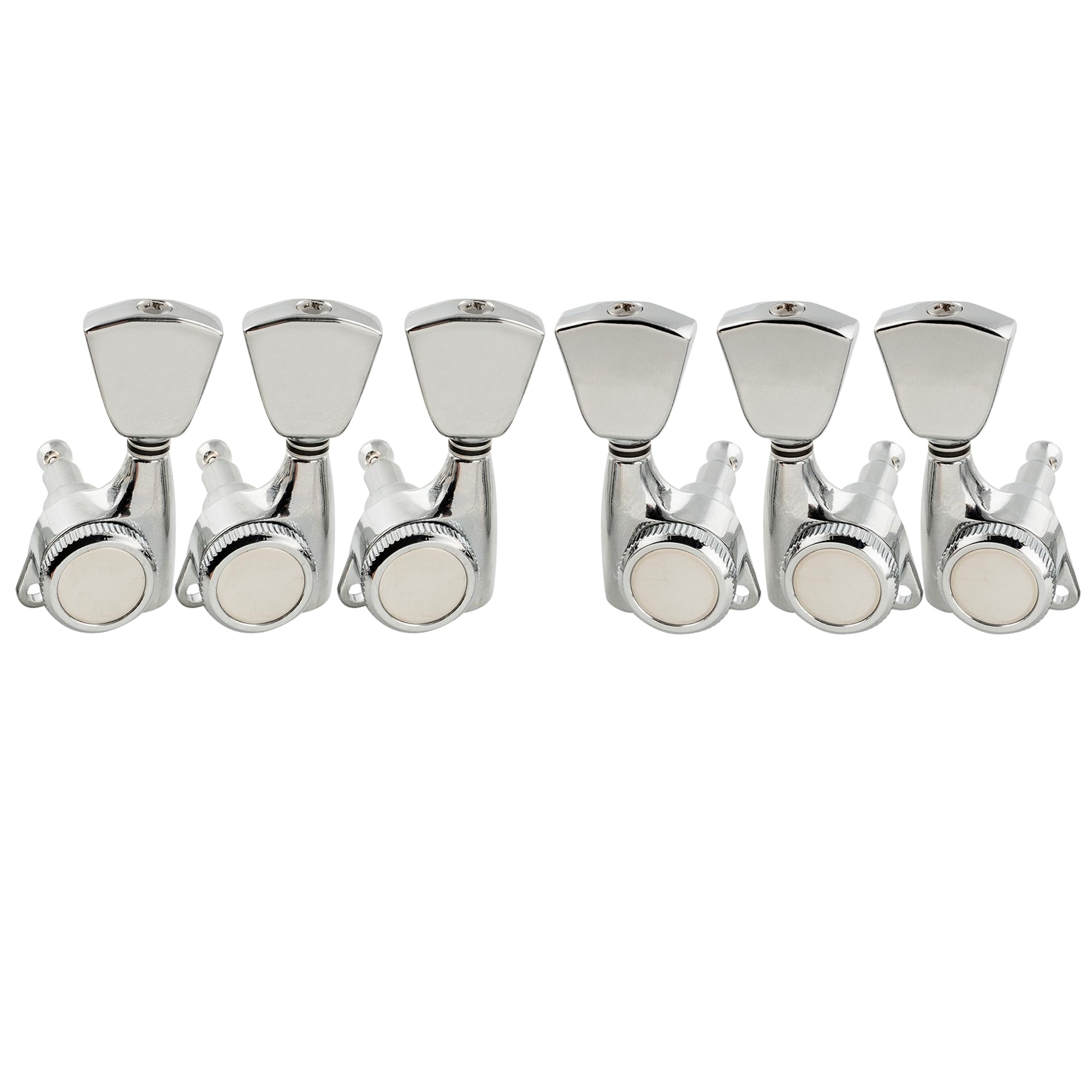 

Musiclily Pro L3R3 Locking Tuners for Electric and Acoustic Guitars with Chrome Keystone Buttons