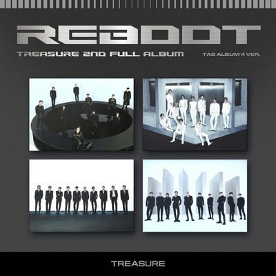 TREASURE - TREASURE 2° ALBUM COMPLETO [REBOOT][TAG ALBUM VER.][SET 4 tipi]