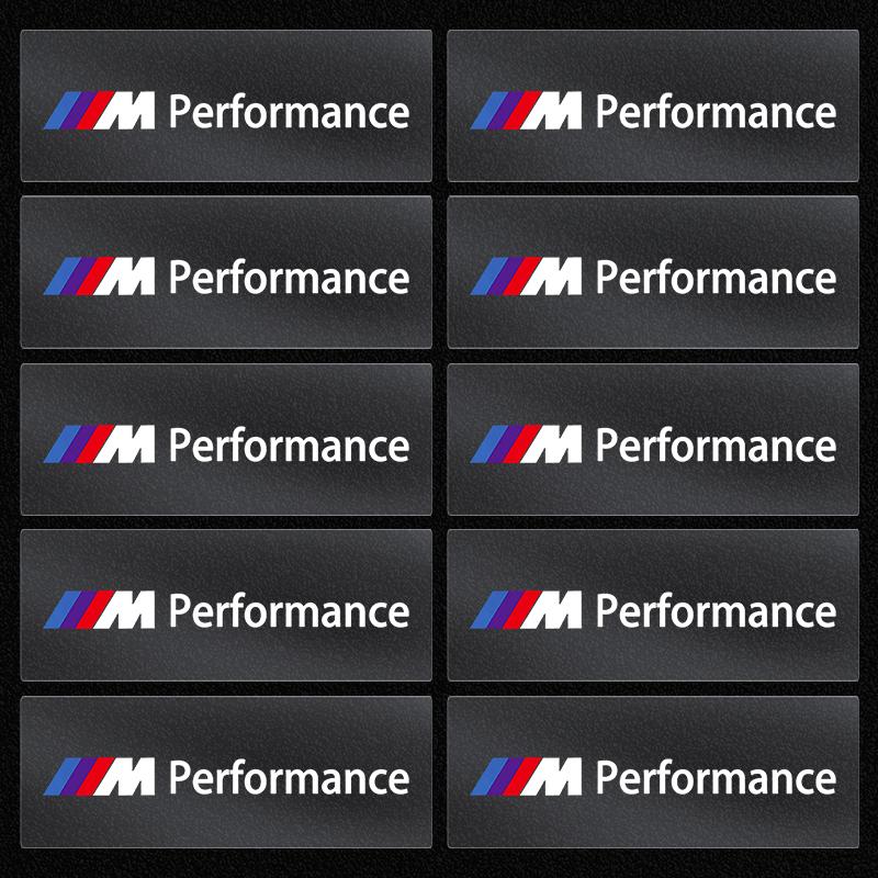 2/5/10Pcs Car Interior Random Stickers Car Steering Wheel Emblem Styling For BMW M E34 E36 E60 E90 E46 E39 E70 F10 F20 F30 X5 X6 X1 M3 M5 M6 E71 F01