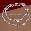 European & American Silver Plated Water Drop Necklace - Ladies Versatile Clavicle Chain