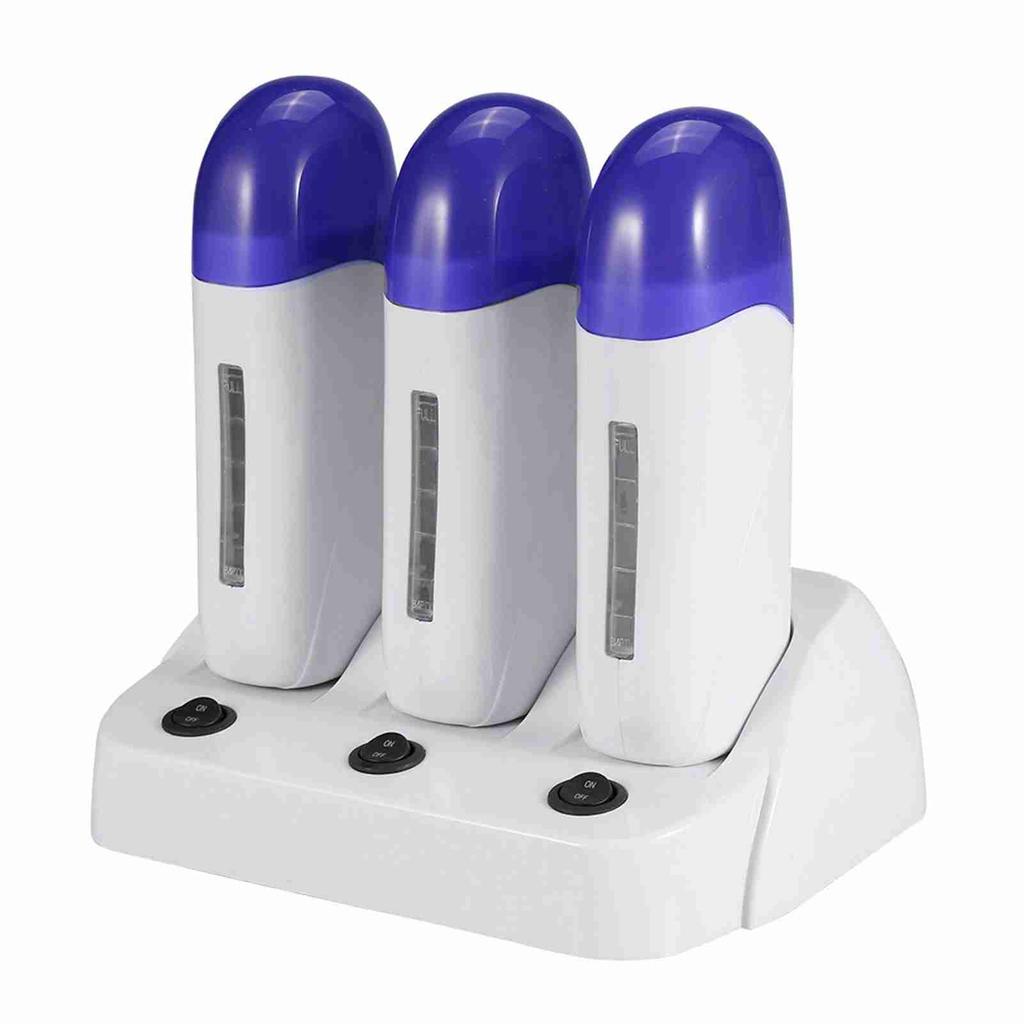 3Types Cartridge Wax Depilatory Roller Warmer Heater Waxing Body Hair Removal Machine