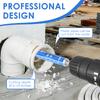 Impact Connect Pipe Cutter with Diamond Grit Cutting Wheel 2-1/2" Cutting Depth 1/4" Hex Shank 1.34" Diameter Plumbing Tool