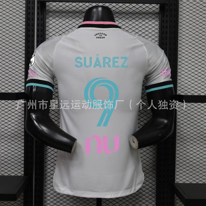 Miami International 2026-27 Home Away White Soccer Jersey No.10 Messi Fan Version Short Sleeve Football Shirt Men Women