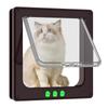Cat Door Flap Entry and Exit Locking Cover Door/Window Mounted Clear Flap Get-in-whenever Upgraded Door