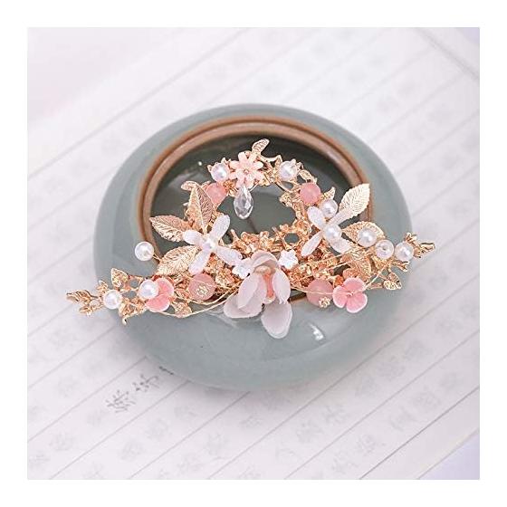 Ancient Chinese Hanfu Hair Accessories Set - Elegant Hairpins, Comb, Earrings, Necklace for Cosplay, Wedding, Photography - Retro Golden Alloy