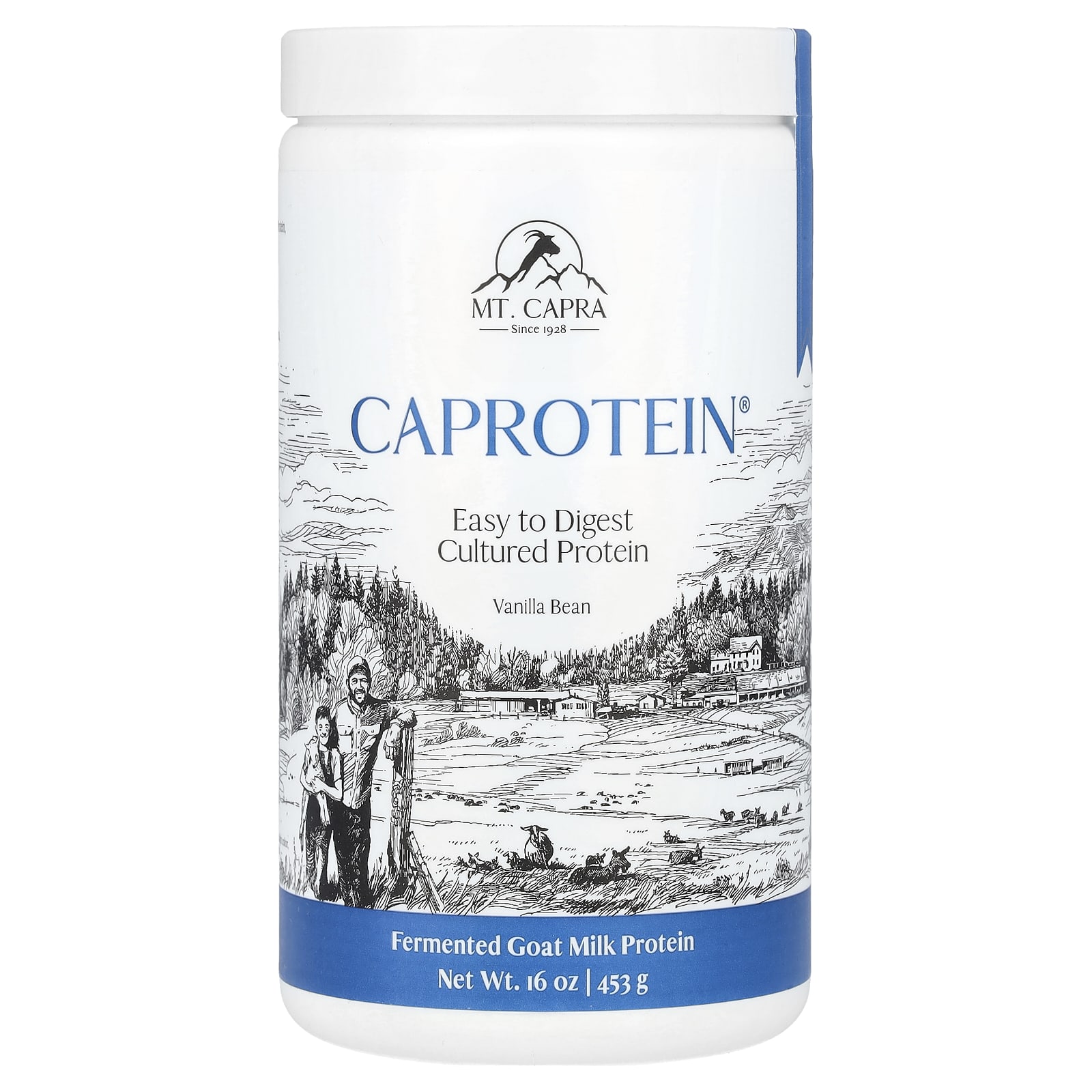 

Mt. Capra, Ca protein®, vanilla bean, 453g (16oz)