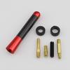 Car Antenna Replacement Carbon Fiber Short Metal Receiving Antenna 8cm Auto Radio Signal Receiver With Aluminum Wire For Camping