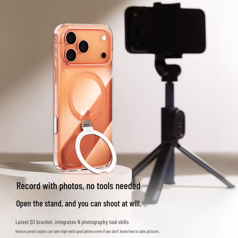 

Torras Q3 Clear Kickstand Phone Case for iPhone iPhone 17