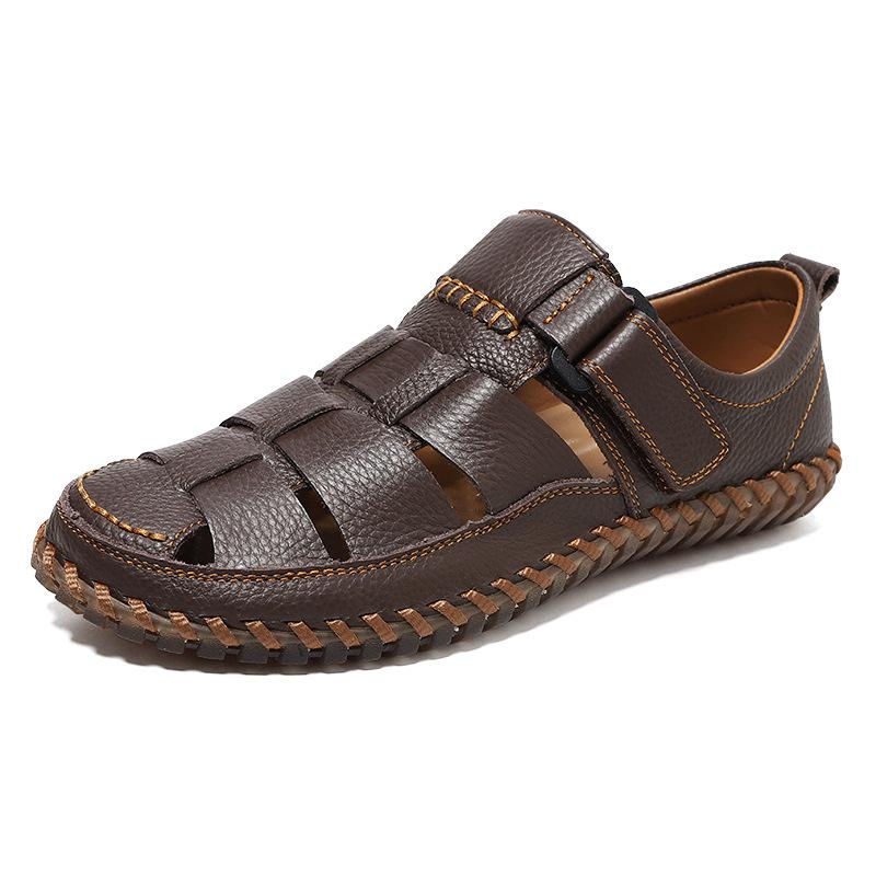 Sommer 2026 Herren Atmungsaktiv Große Größe Römische Webart Strand Sandalen
