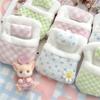 Cute Plush Senbei Baby With four-leaf Clover Quilt Mini Doll Sleeping Bag Doll Small Quilt