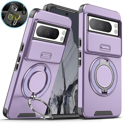 Shockproof Armor Case For Google Pixel 9 Pro XL 9Pro 5G Magnetic Ring Stand Phone Cover Pixel 7 8 Pro 8A 9A Camera Protect Funda