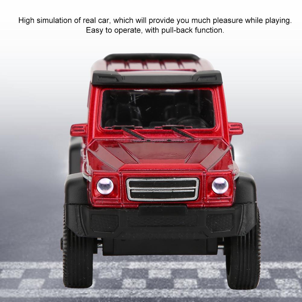 1:32 High Simulation Alloy Car Toy Pull Back Vehicle Model with Light Sound Child Kid GiftRed