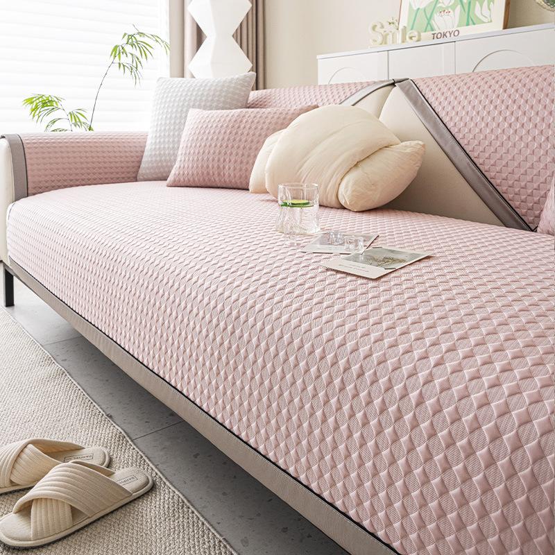 Cool Doudou fabric, sofa cushion, universal in all seasons, non-slip mat, simple and modern style, sofa cover towel