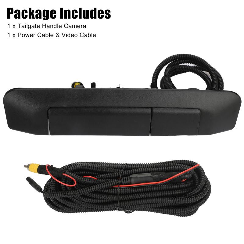 Tailgate Handle With Full Hd Night Vision Rear View Backup Camera Compatible For Toyota Tacoma