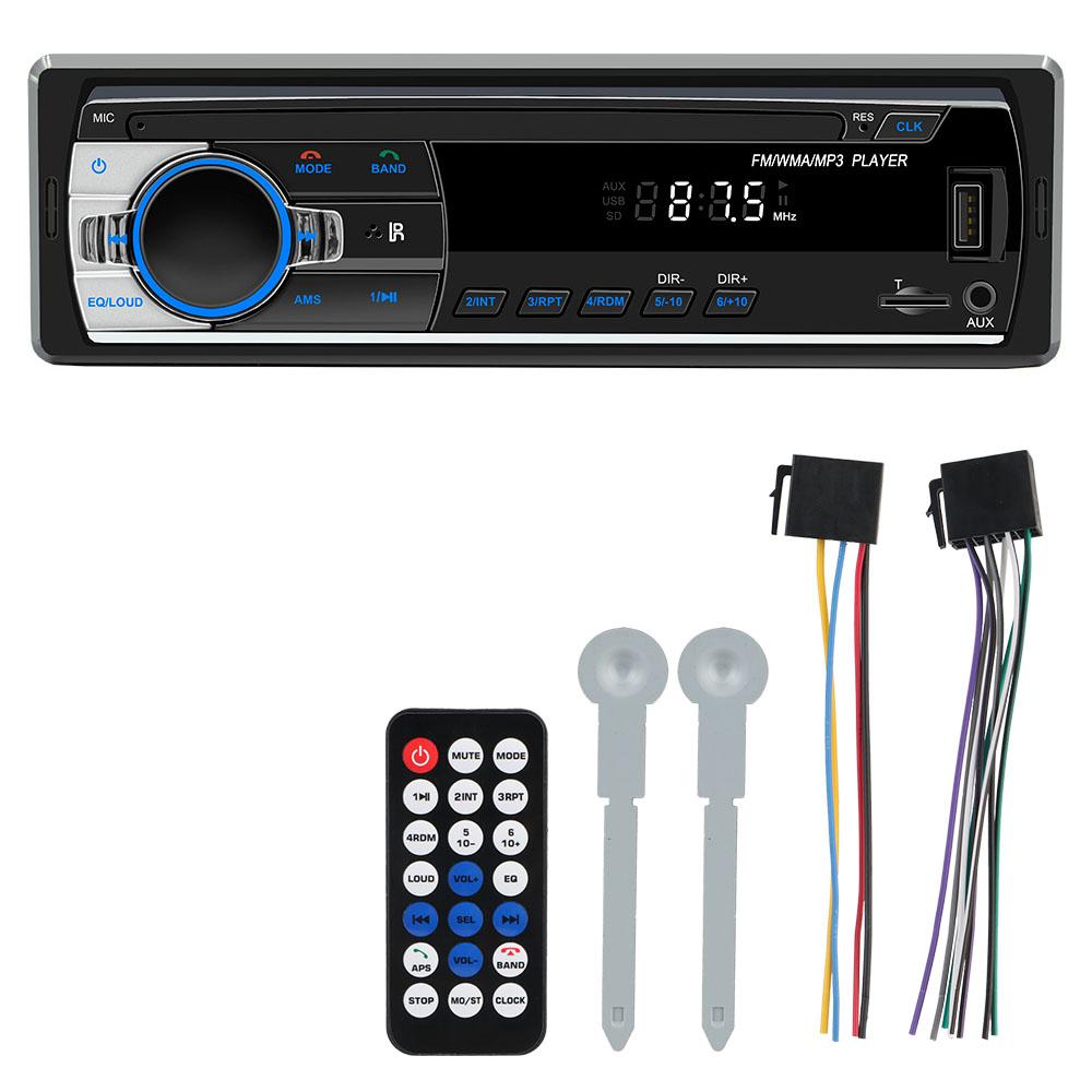 

Автомобильный MP3-плеер Автомобильное радио Цифровое Bluetooth-аудио Музыка Стерео Автомобильные аксессуары Пульт дистанционного управления USB TF FM-приемник JSD-520L