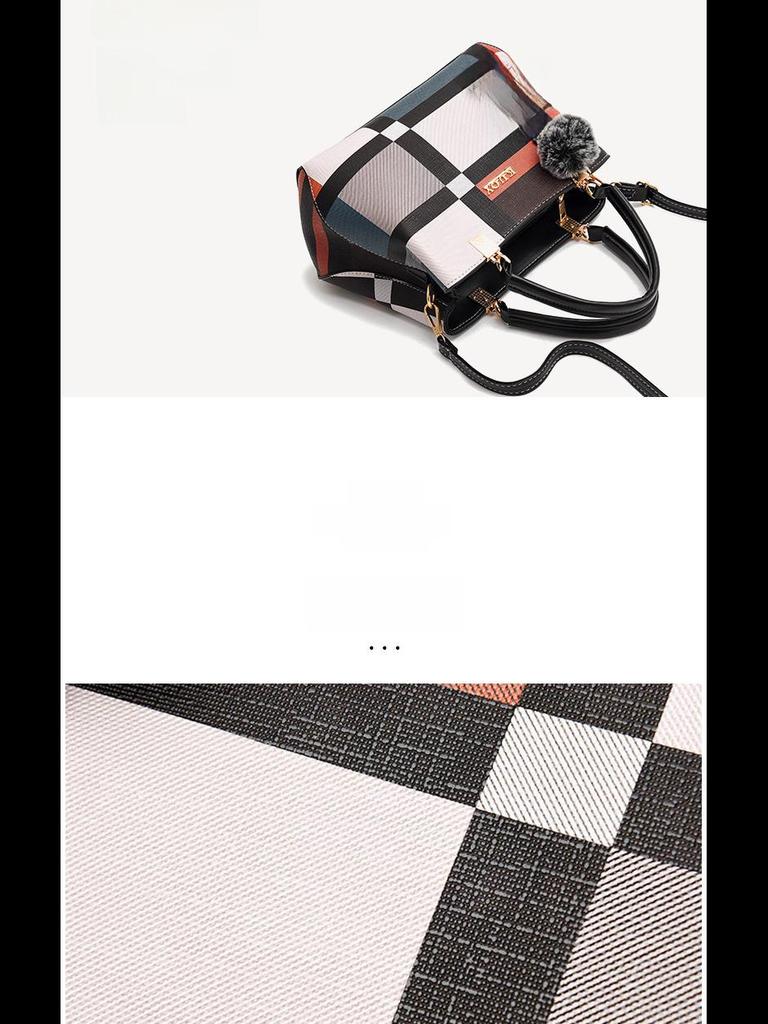 2024 Einteilige Damenhandtasche - Neuer koreanischer Stil, Schlichte Mode, Europäische & Amerikanische Lässige Schulter-Umhängetasche