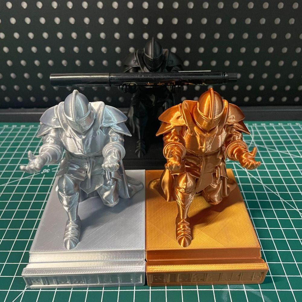 Desk Organizer 3D Printed Pen Holder Silver Gold Pencil Holder Office Supplies