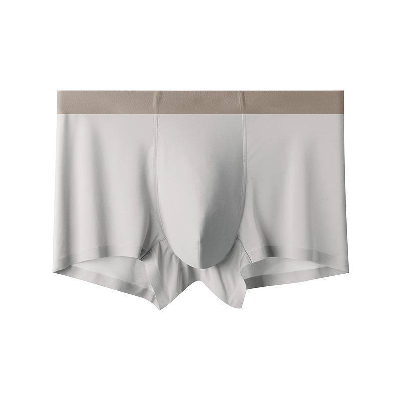 Men's Spring and Summer Pure Cotton 7A Mulberry Silk Antibacterial Briefs