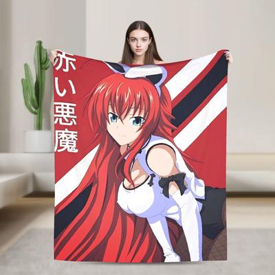 High School DxD  Blanket Quality Warm  Bedding Throws Winter Girls Boys Couch Bed Funny Bedspread