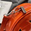 Purse Round Halloween Pumpkin Crossbody Bag Bat Wing Pumpkin Devil Shoulder Bag  Travel