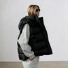Womens Sleeveless Puffer Vest Streetwear Winter Warm Thick Stand Collar Outerwear