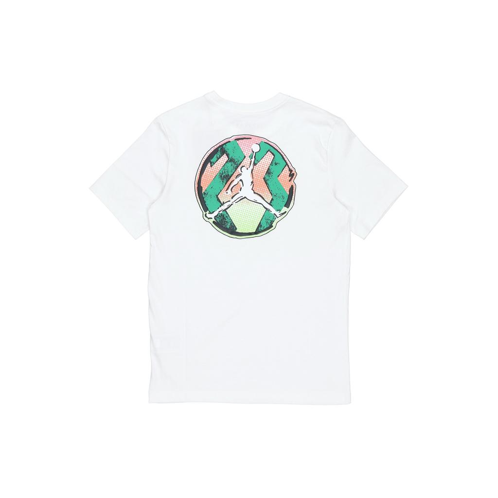Air Jordan MENS Sport DNA Crew Neck Printed Short Sleeve White Men's CZ8084-100