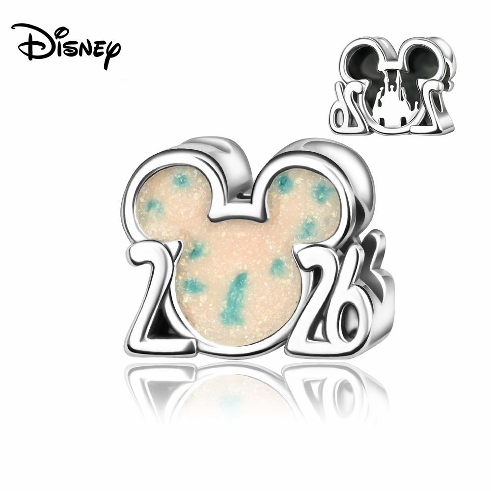 Disney 925 Silber Minnie Stitch Winnie Puuh Anhängerperle geeignet für originales Damenarmband DIY Schmuck Geschenk