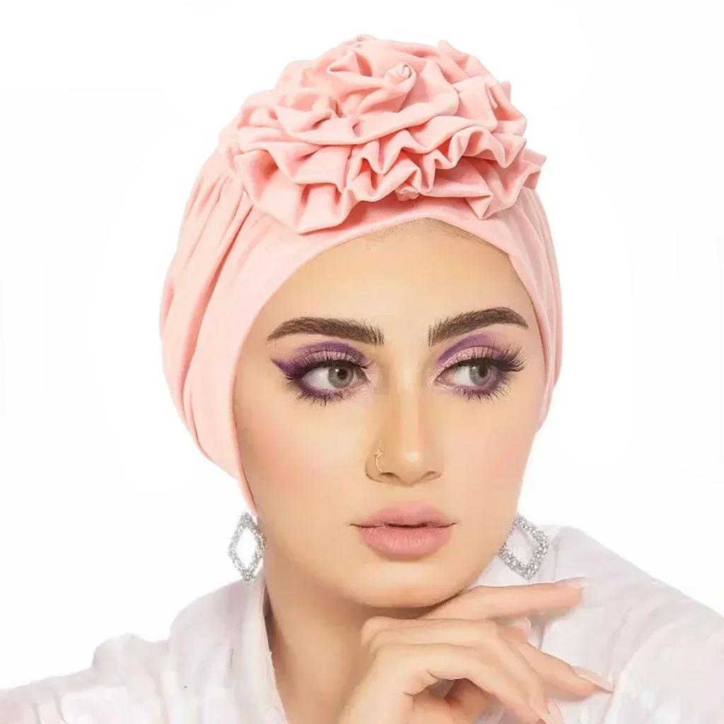 Women Sequin Knotted Turban Indian Hat Muslim Hijab Beanie Bonnet Hair Loss Headscarf Chemo Cap Headwear Bandanas Turbante Mujer