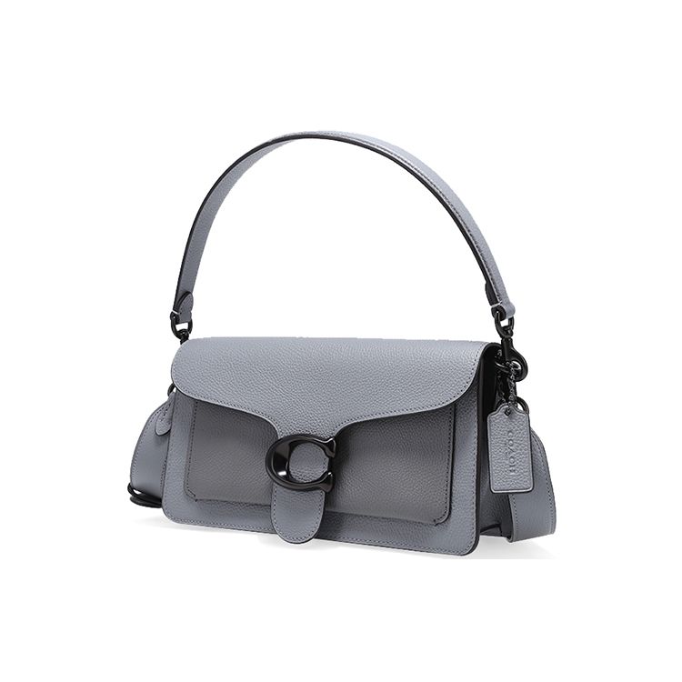 Coach Tabby 26 Leather Shoulder Bag Women Shoulder Bag Dark-Gray 76105-V5RJB