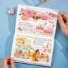 Kesari Sticker Collage for Girls and Sticker Cute Korean Large Candy Assortment, Retro, Stylish, Cute, Adults, Book, Keyboard, Smartphone, Diary,