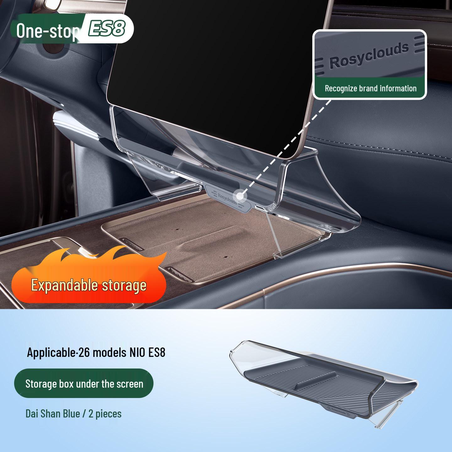 Nio ES8 Center Console Storage Organizer - Compatible with 26 Models
