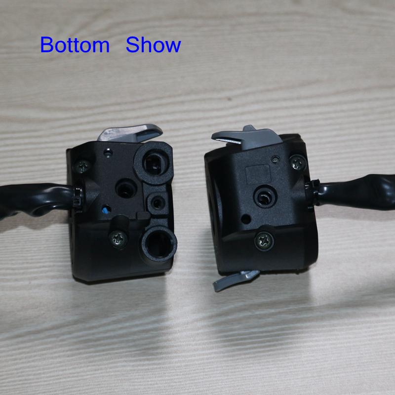 LMoDr 7/8'' 22mm Universal Motorcycle Handlebar Switch Headlight Warning Light Turn Signal Horn Start Kill Button With LED
