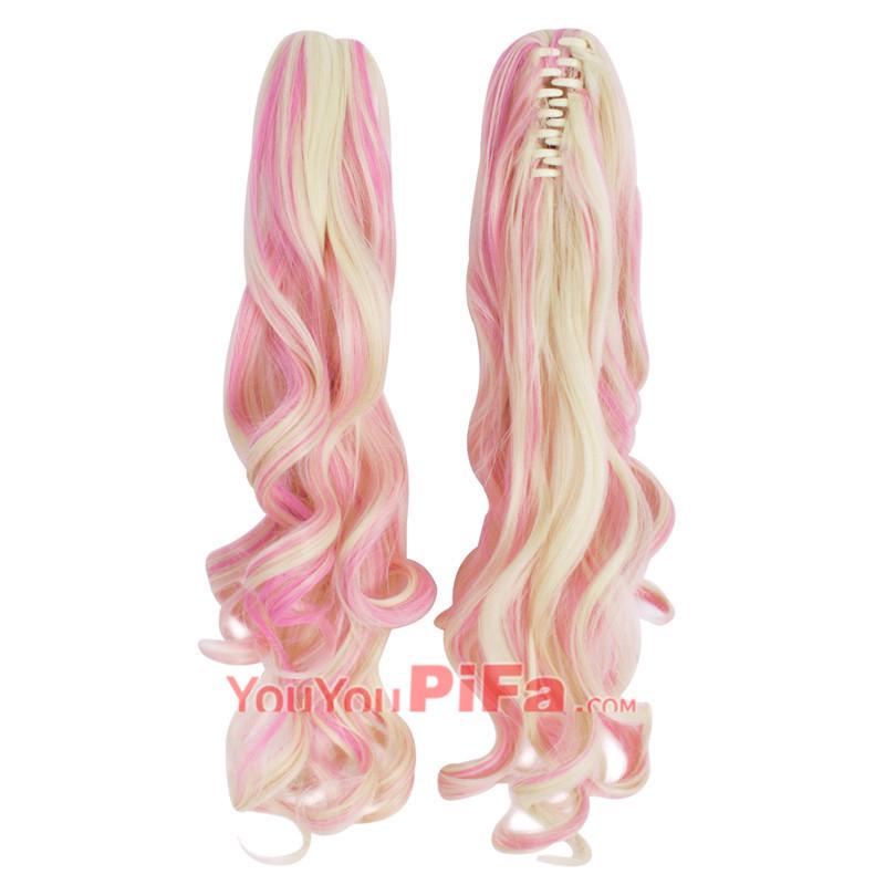 Lolita Double Ponytail Curly Cosplay Wig with Tiger Clip