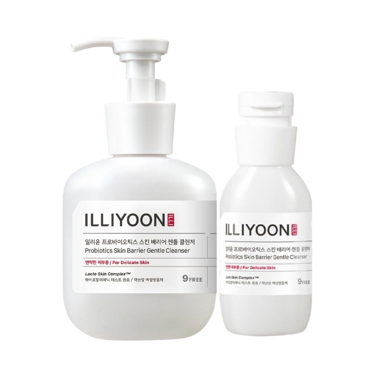 Illiyoon Probiotics Gentle Cleanser Purifying Daily Feminine Wash 300ml + 100ml Set
