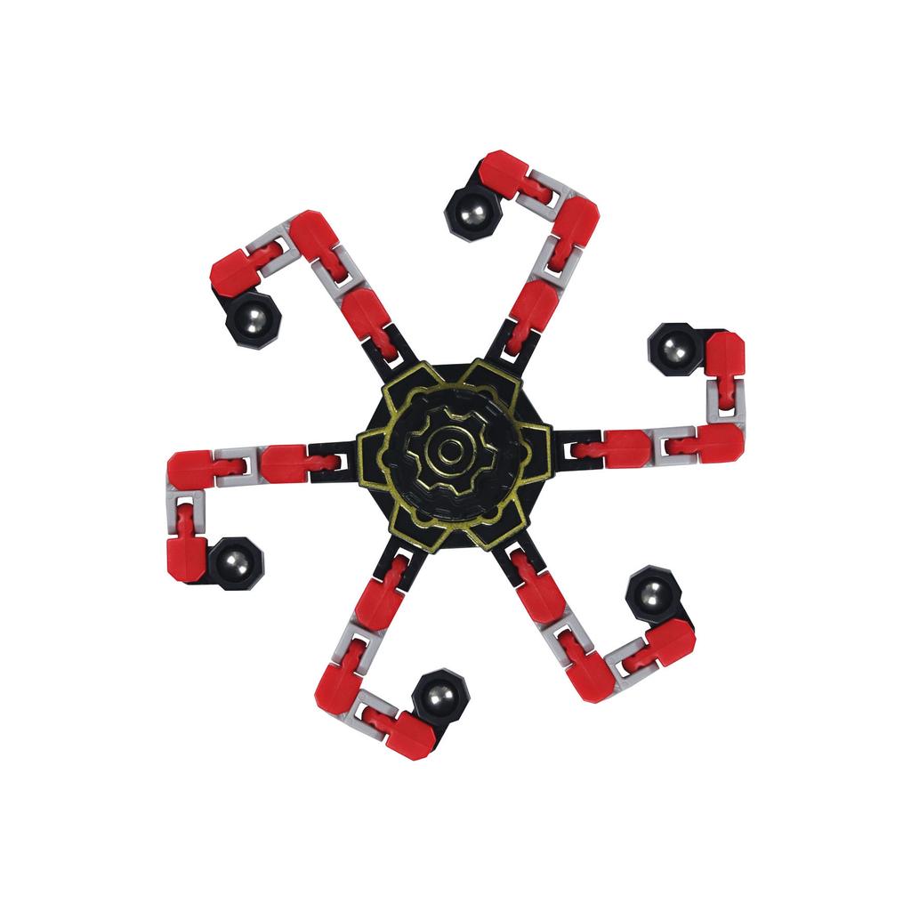 Fidget Spinner Toys Transformable Chain Robot Finger Toy for Kids and Adults Stress Relief Sensory Fidget Toys Fingertip Gyros