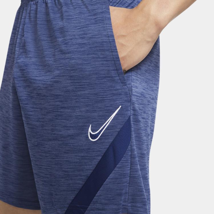 Nike Dri-Fit Academy Knit Soccer Shorts Men Bottoms Blue CK5528-492