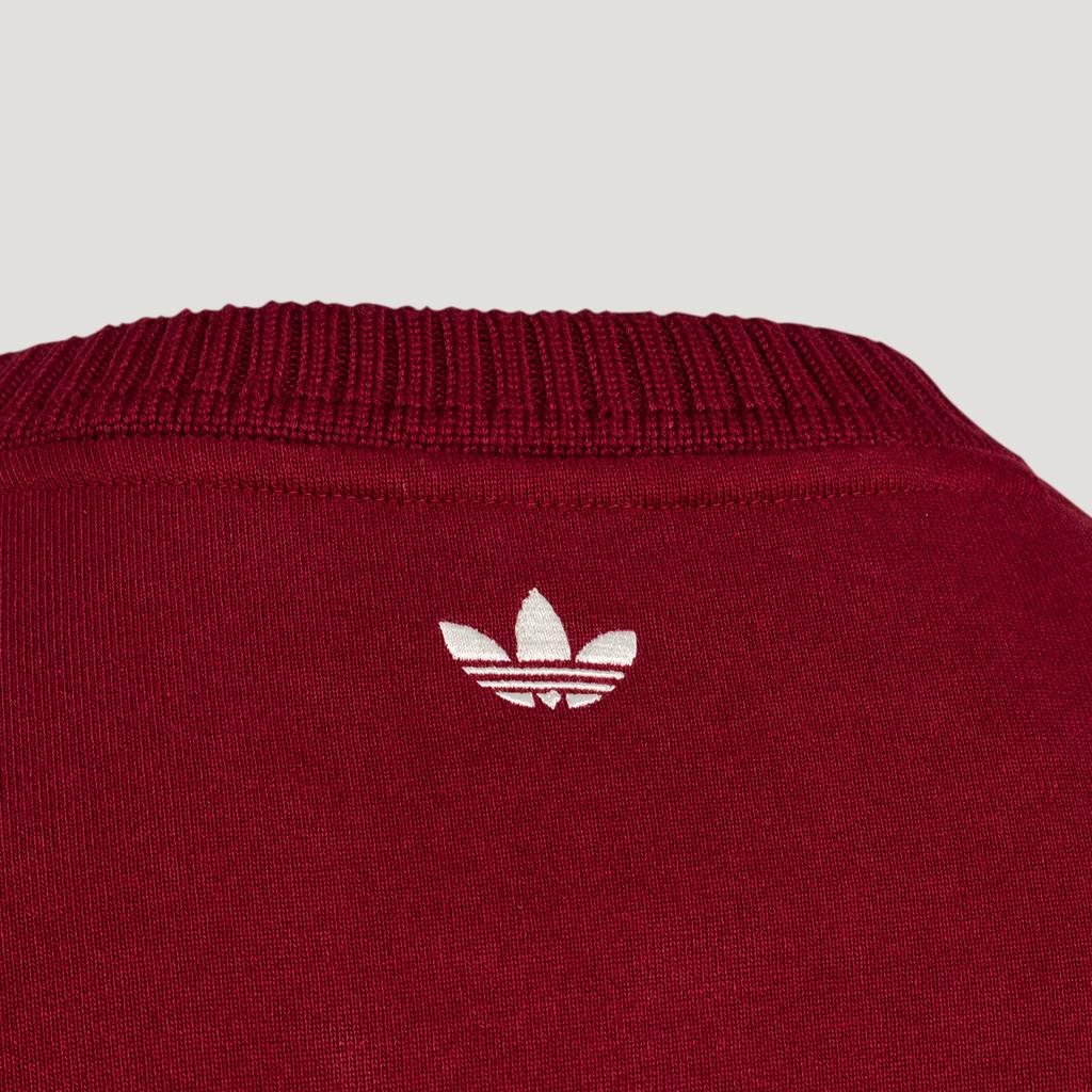Adidas Originals FW25 Crafted Crewneck Jumper Year Of The Horse Limited CNY New Year Edition Sport Loose Striped Pullover Sweatshirt KU1423
