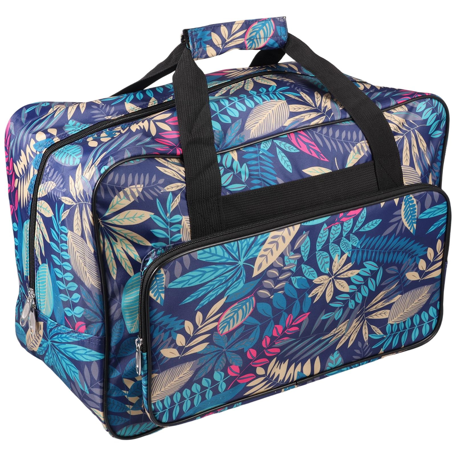 

Сумка-тоут для хранения швейной машины из ткани Оксфорд, большая вместимость, чехол для переноски швейной машины с гладкой молнией во всю ширину для рукоделия