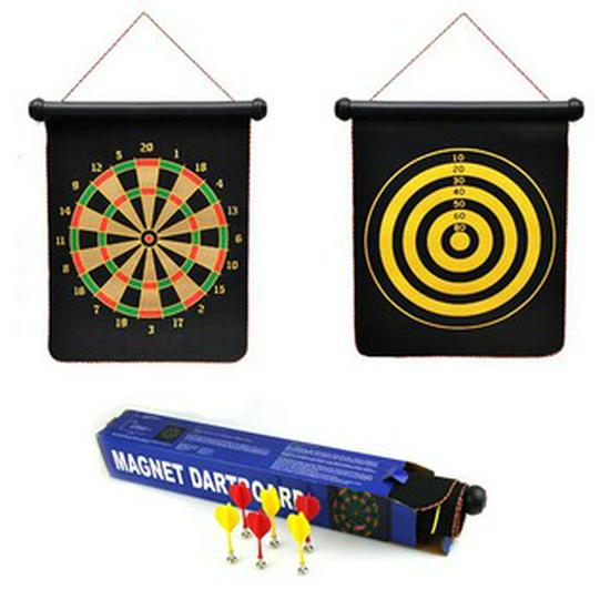 Children's Indoor Magnetic Dartboard Set: Safe, Fun Target Game
