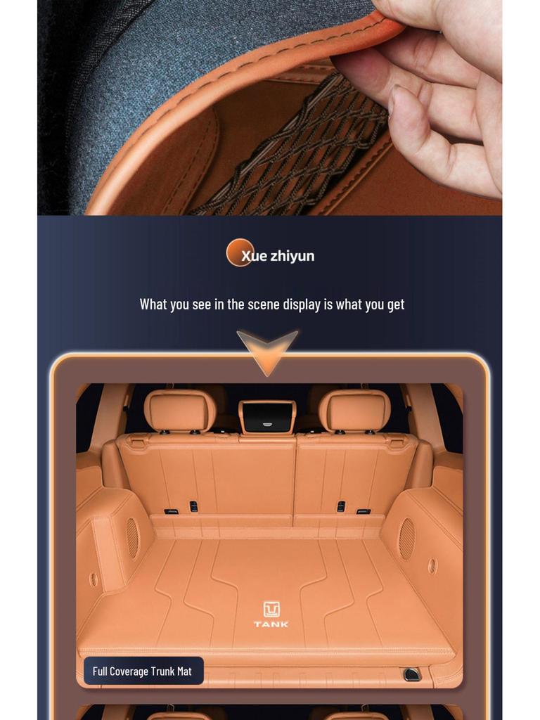 2026 Tank 500 Trunk Mat - New Energy Tail Box Interior Accessories