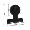 Detachable Stainless Steel Razor Holder with Reusable Suction Cup Hook for Shower