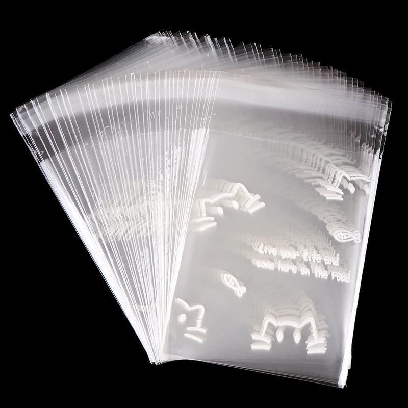 

100 шт. Печатные самоклеящиеся пакеты Маленькие пакеты для упаковки карточек Пакеты для упаковки ювелирных браслетов Маленькие пакеты для упаковки предметов Упаковочные пакеты Подарочные пакеты