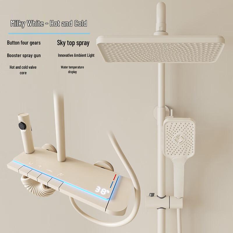 Miling Thermostatic Digital Shower Faucet Set