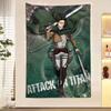 Vintage Anime AAttack On Titan Printed Large Wall Tapestry Indian Buddha Wall Decoration Witchcraft Bohemian Hippie Wall Art