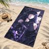 Hyuga Hinata Microfiber Beach Towel Quick Dry Sand Free Lightweight Beach Towels for Travel Swimming Camping