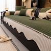 Light Luxury Corduroy Couch Cover One Piece Anti Slip and Anti Cat Scratching Sofa Cushion Backrest Armrest Protect Cover Towel