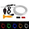 USB Fiber Optic Sound-Activated Decorative Car Ambient Light