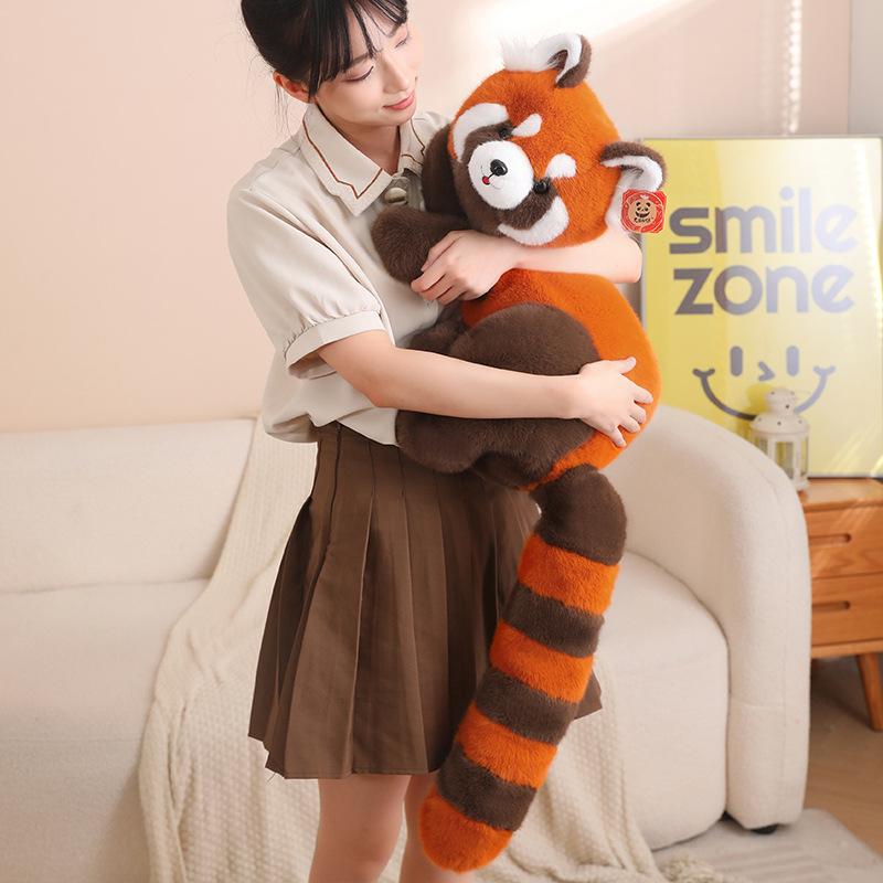 Cute Cute Little Raccoon Doll Plush Toy Simulated Little Panda Hug Pillow Doll Rag Doll Children's Gift
